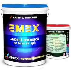 Pachet Amorsa Epoxidica Emulsionata &ldquo;Emex&rdquo; - Transparent - Bid. 4 Kg + Intaritor 0.48 Kg