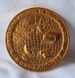 medalia Simpozionul national de TELECOMUNICATII din anul 1983 - Botosani, medalie rara