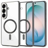 Husa MagSafe pentru Samsung Galaxy S26 Plus S947, Techsuit, Luxury Crystal, Neagra