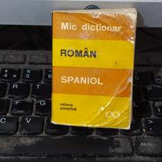 Mic dicționar român spaniol, Cristina Isbășescu, editura Științifică, 1968, 118