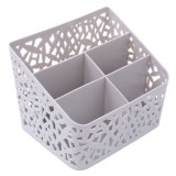 Suport Pixuri, Model Gri, Plastic, 5 Compartimente, Dimensiuni 18x15x13.5cm, Oem