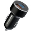 Incarcator Auto WZK WDCCAC, 36W, 3A, 1 x USB-A - 1 x USB-C, Negru, Universal