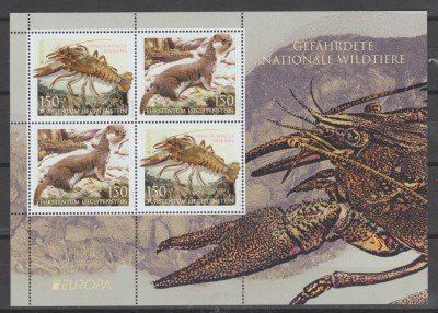 LIECHTENSTEIN 2021, EUROPA CEPT, Fauna, serie neuzata, MNH foto