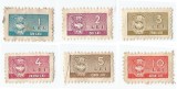 *Romania, lot 1092 cu 6 timbre fiscale diverse, 1960, NG