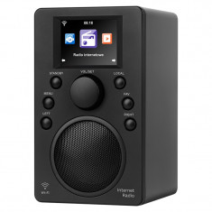 Aparat radio Kruger Matz, 2 W, afisaj color, 2.4 inch, 25000 posturi, Bluetooth, raza actiune 10 m