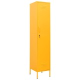 Cumpara ieftin Dulap de vestiar, galben mustar, 35x46x180 cm, otel