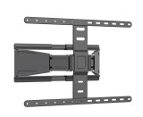 Suport TV Mobil Kruger&amp;Matz 43-90 inch KM1308, VESA, Max 50kg, Negru, Podea, cu Roti