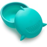 Melii Silicone Bowl with Lid caserolă de m&acirc;ncare Shark 350 ml