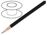 Cablu Coaxial RG213 Cupru PVC Negru 100m 10.3mm