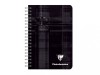 Caiet A7+ (9 x 14 cm) cu spira, 90 file, Clairefontaine