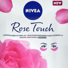 Nivea Rose Touch mască pentru zona ochilor, 1 buc