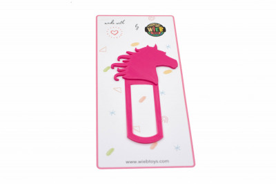 Horse bookmark - pink foto