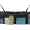 Organizator auto, curele de prindere, material textil, negru, 108x33 cm