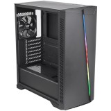 Carcasa Thermaltake H350, RGB, Mid-Tower, fara sursa, ATX, Negru