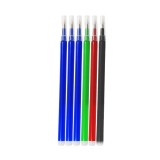 Set 6 Rezerve Roller Stergere Multicolor, Compatibil Frixion, V&acirc;rf 0.7mm, Cerneala Termosensibila