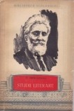 Garabet Ibraileanu - Studii literare