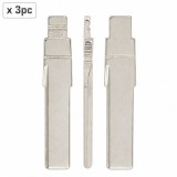 Set 3 lame cheie auto 86# HU66 pentru VW, Audi, Seat si Skoda
