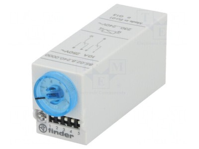 Timer 0,05s-100h DPDT 250VAC 10A 230V foto