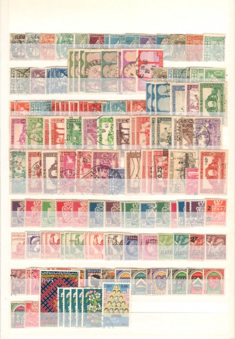 ALGERIA.Lot peste 140 buc. timbre stampilate