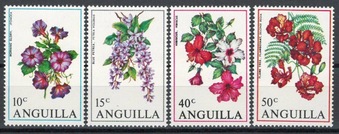 Anguilla 1970 Mi 87/90 - Flori