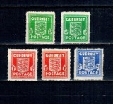 Guernsey, ocupatia germana 1941 - Uzuale, stema, serie nestampilata