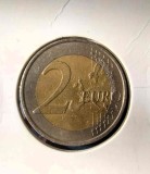 Moneda 2 Euro Spania Tratado de Roma 2007, Colectie. Originala