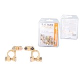 Set 2 borne baterie auto Automax , din alama, plus si minus, 5140 AutoDrive ProParts