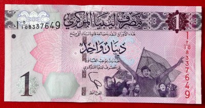 Libia 1 Dinar 2013 UNC necirculata ** foto