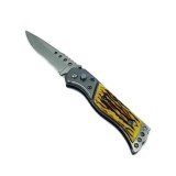 Cutit briceag deschidere a lamei automata pe buton, lama otel, imitatie os