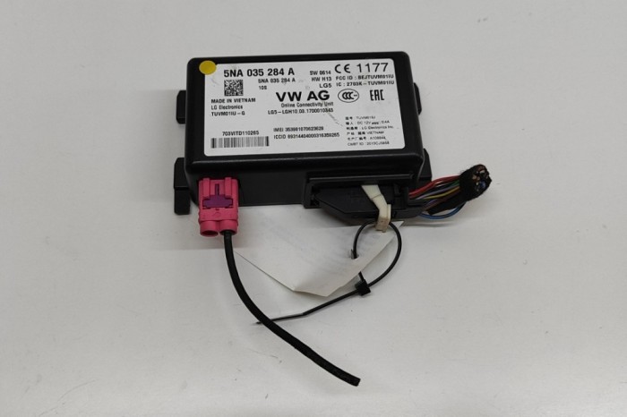 Modul de control Bluetooth VW GOLF VII 5G1, BQ1, BE1, BE2 2017 OEM: 5NA035284A 31035303