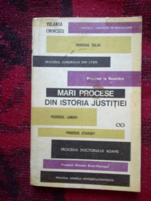 a10 Mari procese din istoria justitiei - Yolanda Eminescu foto