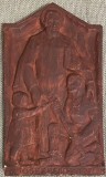 Cumpara ieftin Lucrare sculptură religioasă, Sf. Iosif ocrotitor, gips patinat, catolic