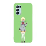 Husa compatibila cu Oppo A55, Viceversa, model Mayura Otomi Twin Star Exorcists, Silicon, TPU, Transparent, Carcasa
