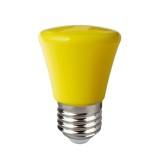 Bec LED color Hoff mini E27 1.5W lumina galbena