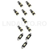 Cumpara ieftin Pachet 11 Becuri LED Interior VW Golf 5 2003-2009