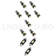 Pachet 11 Becuri LED Interior VW Passat B7 2010-2014