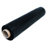 Folie extensibila, strech, pentru ambalare, neagra, 0.5x114m, grosime 23&mu;m, Venus Dsh, 491047