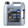 Ulei motor Liqui Moly Top Tec 6610 0W20, 4L. Sintetic, protectie uzura, consum redus combustibil. Ford, Jaguar, Land Rover, Mercedes-Benz, Opel, GM