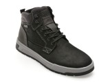 Ghete RIEKER negre, 36040, din piele naturala