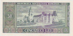 ROMANIA RSR 50 lei 1966 UNC foto