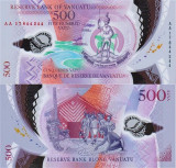 VANUATU █ bancnota █ 500 Vatu █ 2017 █ P-18 █ POLYMER █ UNC █ necirculata