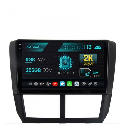 Navigatie Subaru Forester (2007-2013), Android 13, X-Octacore 8GB RAM + 256GB ROM, 9.5 Inch - AD-BGX9008+AD-BGRKIT333 foto