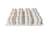 Forma Silicon Lego 12 Cavitati, Alb, 21cm, Prajituri, Briose, Mini Sapun, Termorezistenta -20&deg;C +230&deg;C