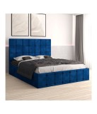 Pat Ven03 aLBASTRU+ Saltea Lux Ortopedica 160x200cm