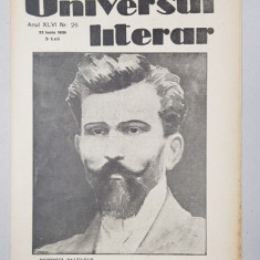 REVISTA 'UNIVERSUL LITERAR', ANUL XLVI, NR. 26, 22 IUNIE 1930