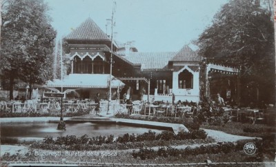 Carte postala, Bucuresti, Bufetul de la sosea, perioada interbelica foto