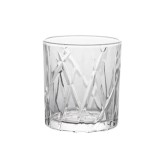 Pahar, pentru whiskey, Mysterious, 335 ml, din sticla, transparent, 9.2 x 8.5 x 8 cm, potrivit pentru orice tip de bautura spirtoasa, Oem