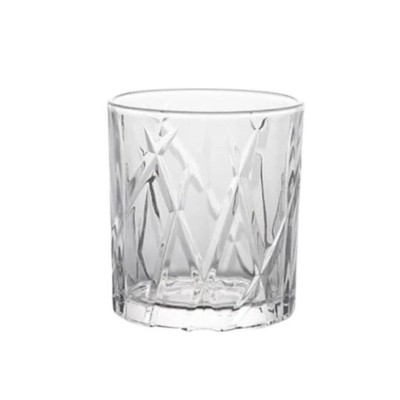 Pahar, pentru whiskey, Mysterious, 335 ml, din sticla, transparent, 9.2 x 8.5 x 8 cm, potrivit pentru orice tip de bautura spirtoasa foto