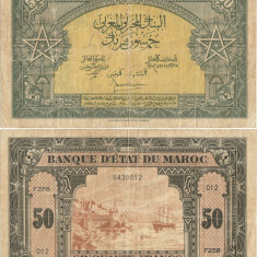 1944 (1 III), 50 francs (P-26a.2) - Maroc!