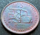 Cumpara ieftin Moneda FAO 10 KURUS - TURCIA, anul 1971 *cod 2480 A = UNC / ATATURK = PATINA, Europa